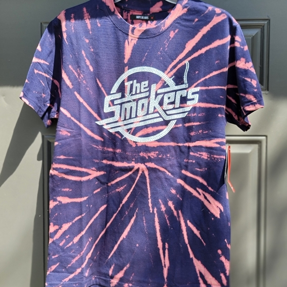 Imperious Other - The Smokers Tie Dye Rhinestone Tshirt